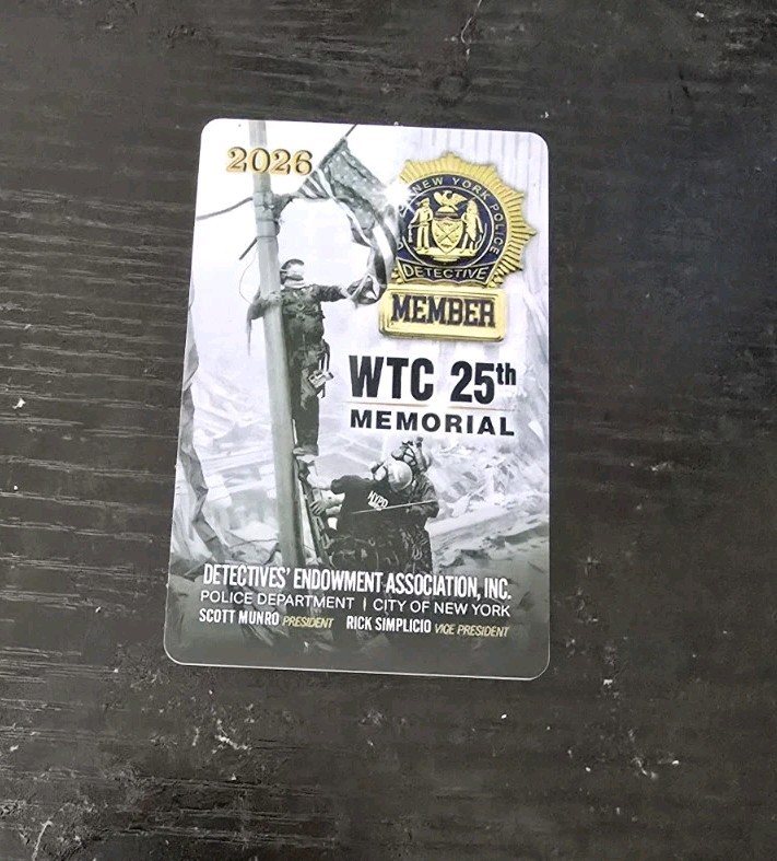 Nypd Detective Card Not PBA Twenty Twenty Six. Genuine Mint Condition Unsigned.