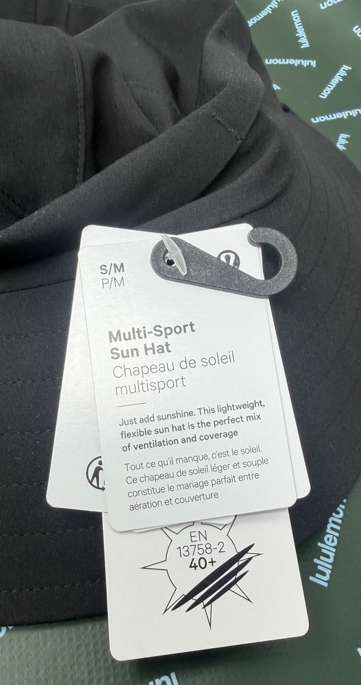 Lululemon Multi Sport Sun Hat Black S/M