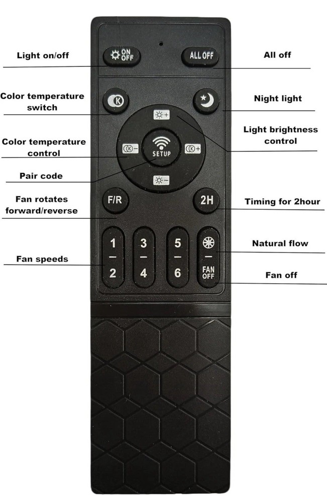 Universal Ceiling Fan Lamp Remote Control Receiver Kit + App Control