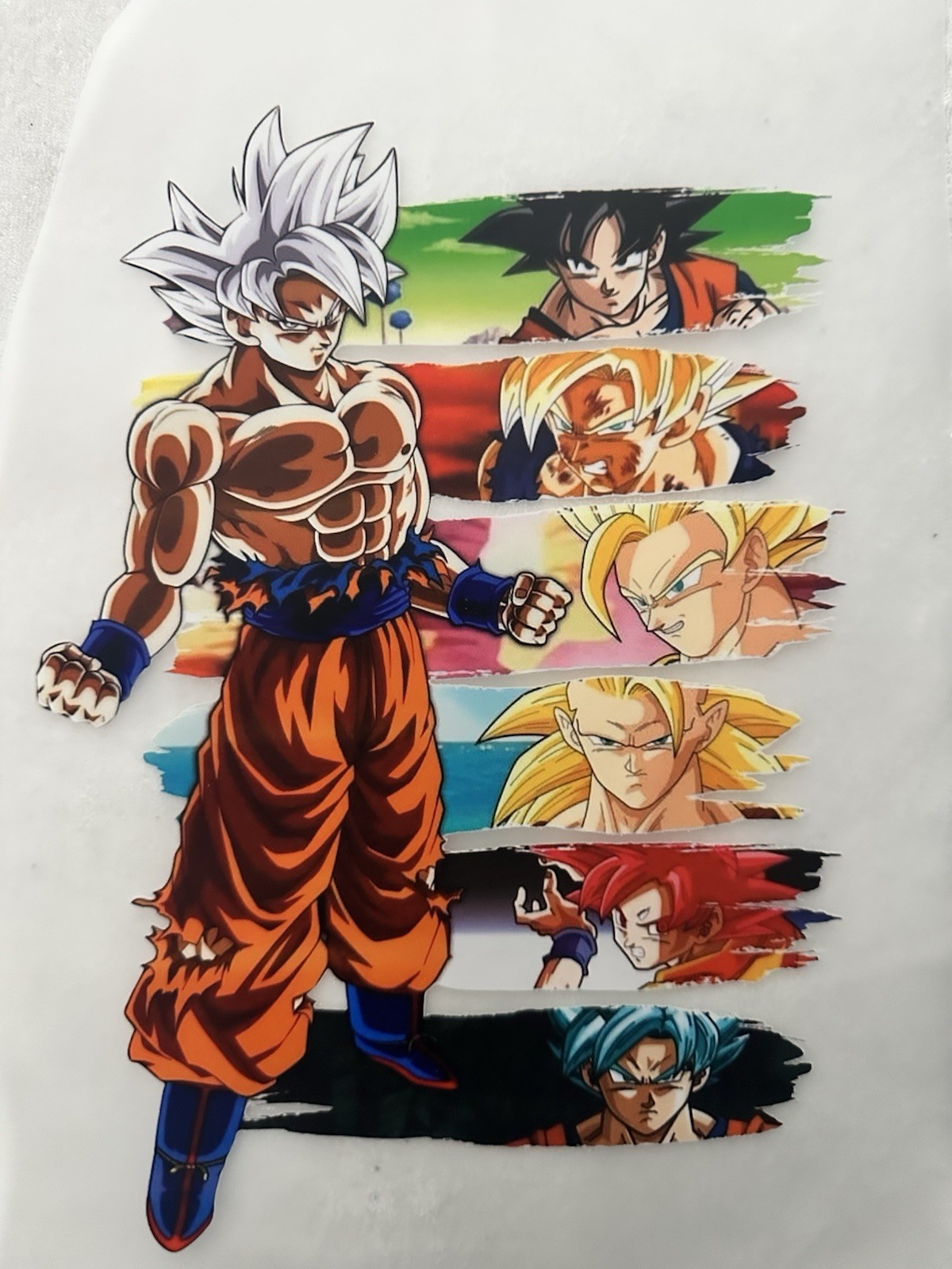 4 DTF cartoon image ready to press Size 8.25in