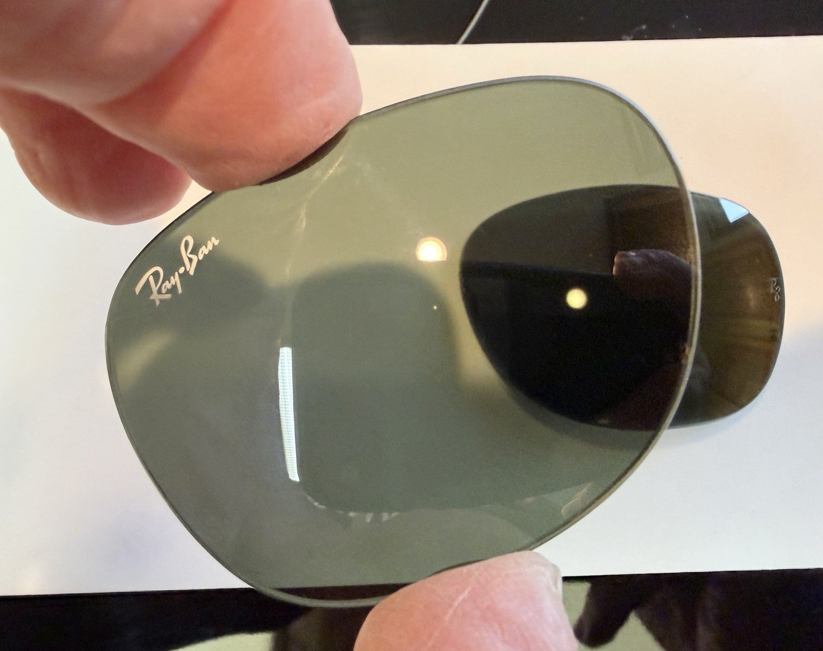 Ray Ban RB2132 New Wayfarer Green G-15 Glass Replacement Lenses Genuine 55mm