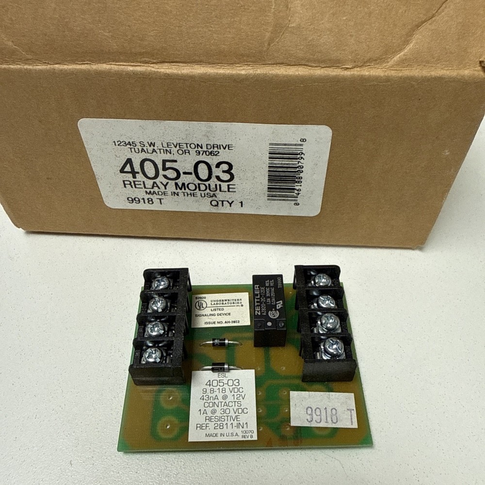 Sentrol 405-03 Relay Module
