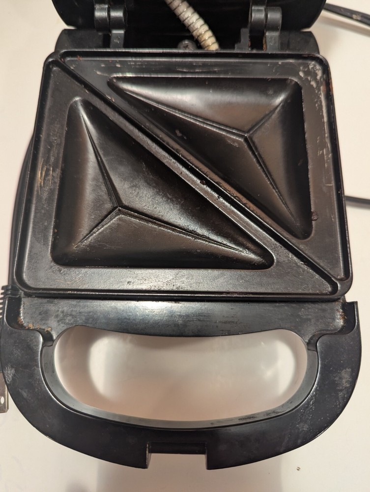 Select Brands Single Sandwich Maker Counter Top Black Plastic Single Appliance