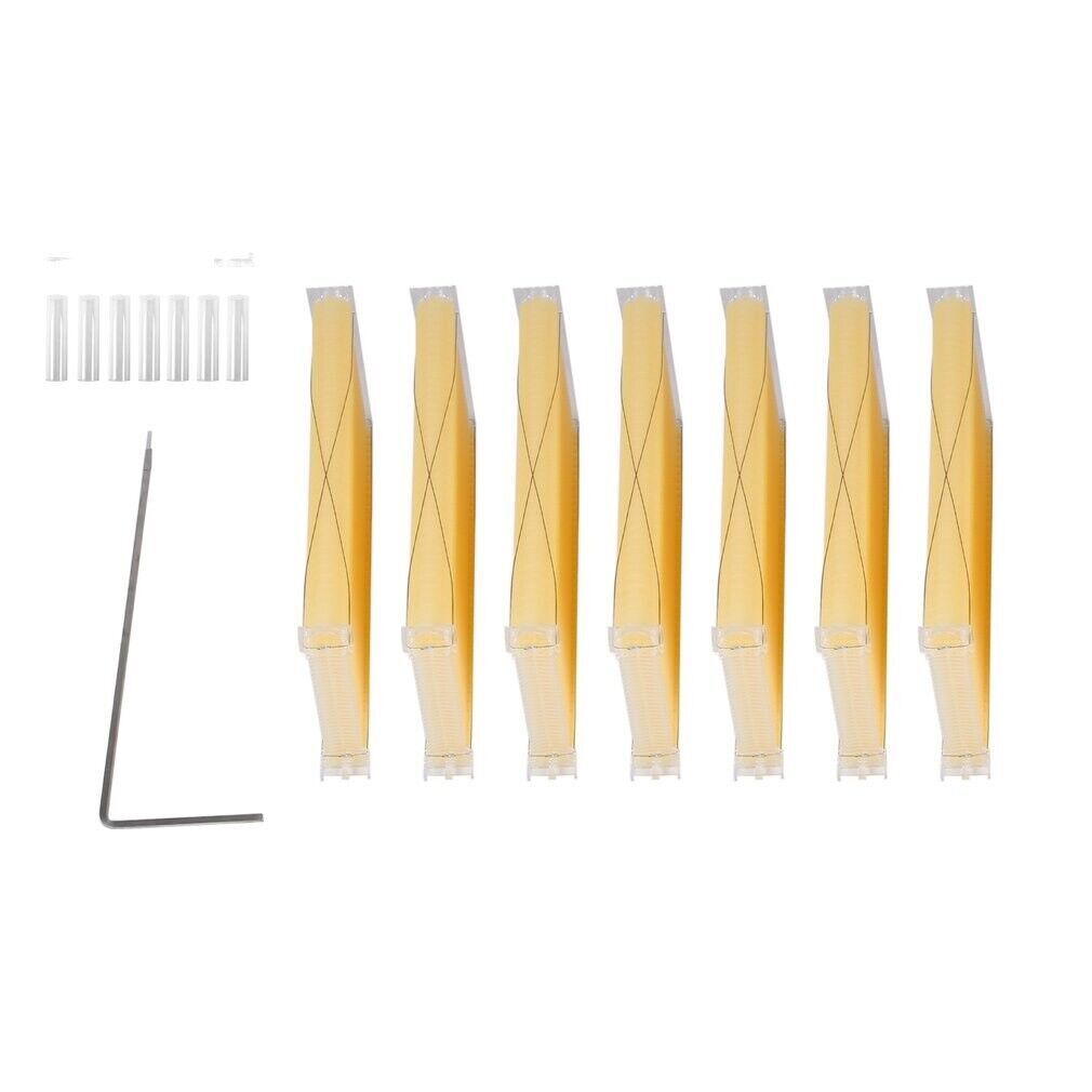 7Pcs Auto Seeping Honey Hive Beehive Frames + Beekeeping Wooden Cedarwood House