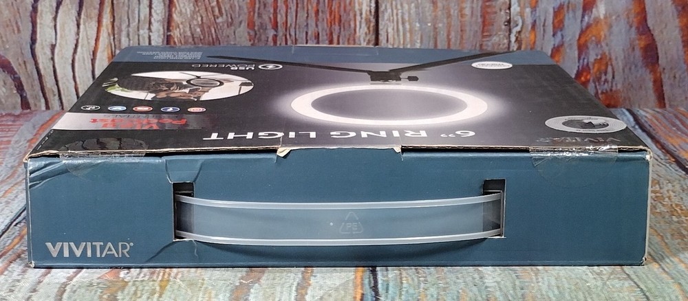 Vivitar 6" Ring Light - Vlog Podcast Essentials - NEW