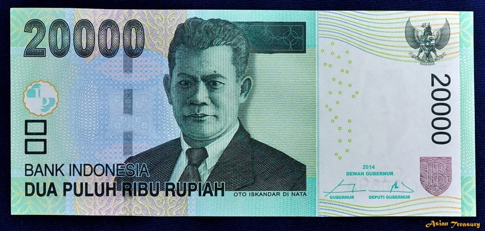 2014 INDONESIA REPLACEMENT 'X' 20000 RUPIAH BANKNOTE CRISP UNCIRCULATE P-151
