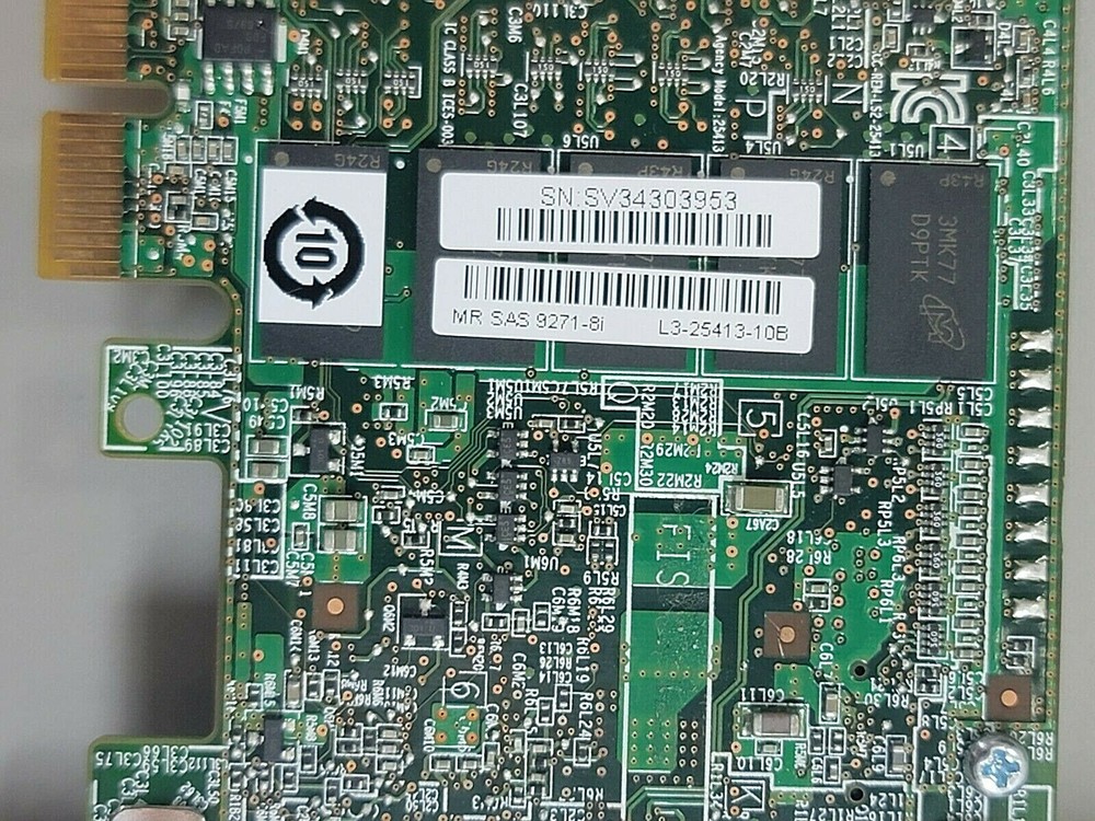 LSI SAS92718I MegaRAID SAS RAID Controller PCI-E 3.0 & Mounting Bracket & Batter