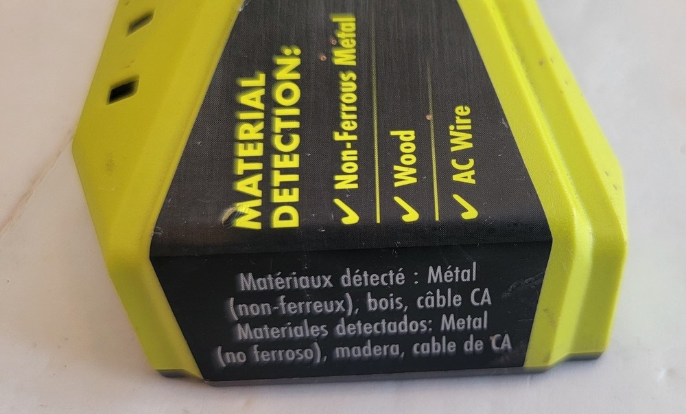 RYOBI ESF5000 AC Detection Auto Depth Scan Whole Stud Finder Detector- Working