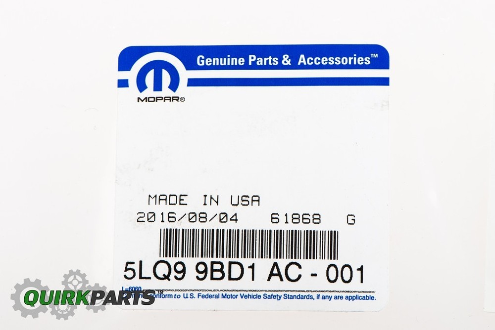 2009-2019 Dodge RAM 1500 Drivers Side A-Pillar Trim Panel Grab Handle Mopar OEM