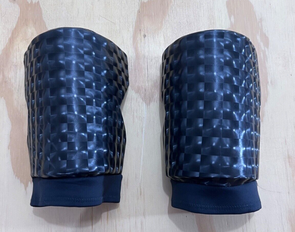 Black Bubble Spandex Large Wrestling kneepads