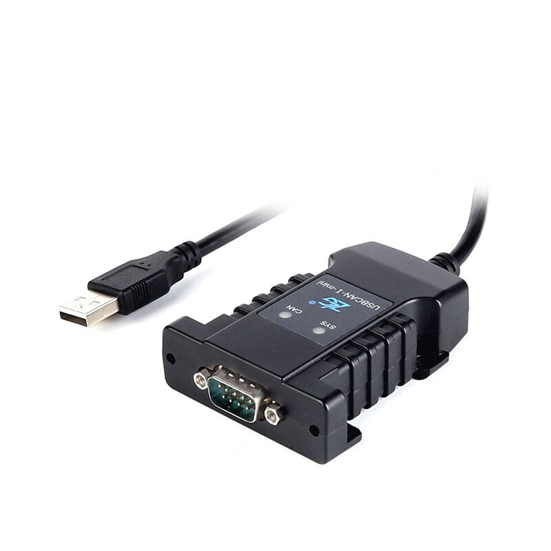 ZLG USBCAN-I-mini USB CAN Analyzer to CAN Adapter CAN Interface Card for Linux