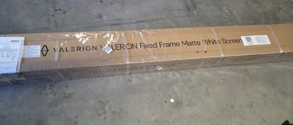 Valerion 220" 16:9 Matte White Fixed Projector Screen