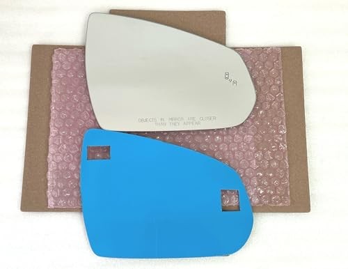Replacement Blind Spot Mirror Glass with Full Size Adhesive for 2010-2016