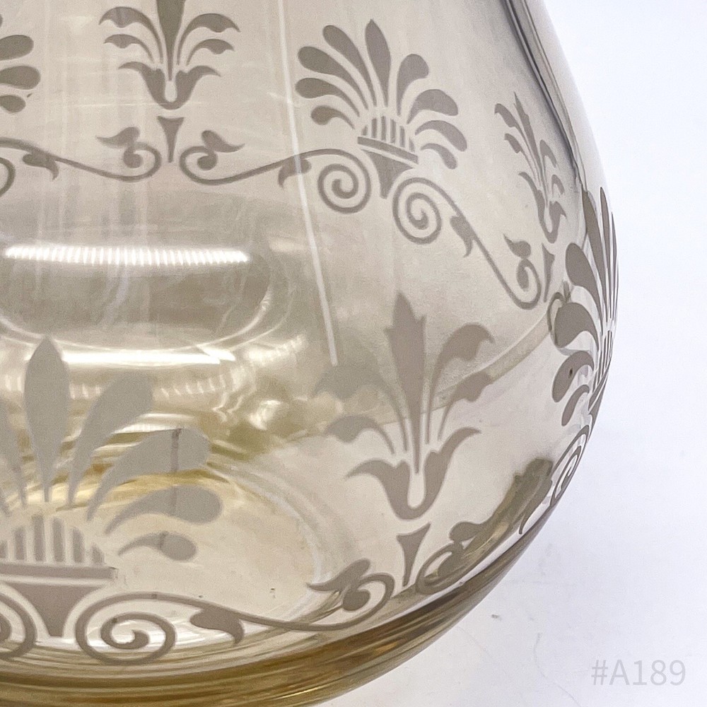Vintage Glass Patterned Lantern | 11.5cm Height