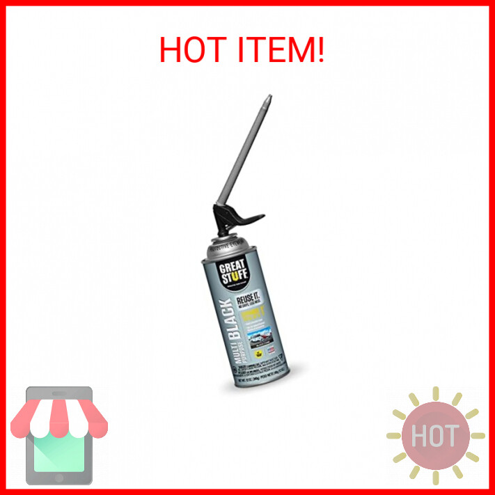 Great Stuff 99112876 Smart Dispenser Multipurpose Black, 12 Oz.