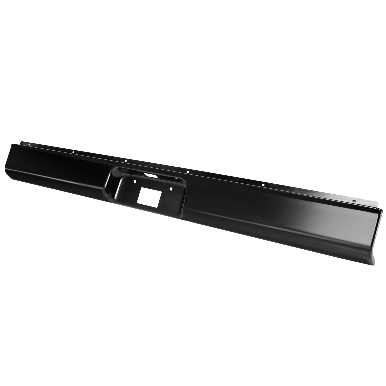 Rear Bumper Roll Pan w/LED Light & Screws For 1973-1987 Chevy C10 C20 Fleetside