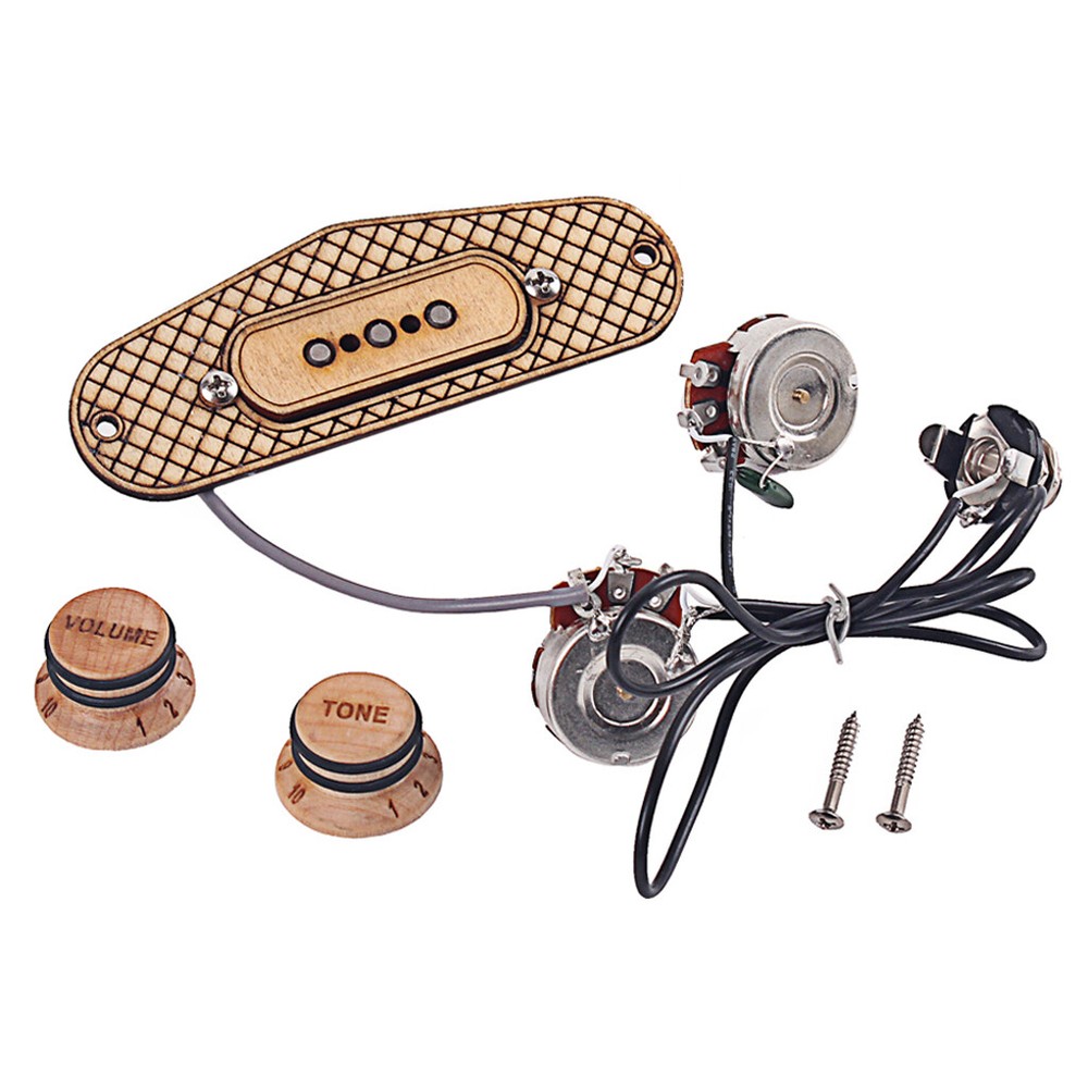 Pickup Pre- Maple for 3-String Box Guitar Replacement