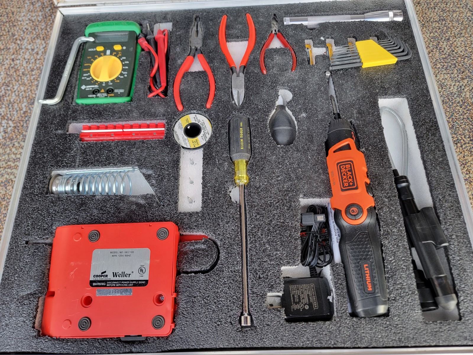 Joint Electronics Military Electronic System Tool Kit TK-105A/G Wilson Case EXC!