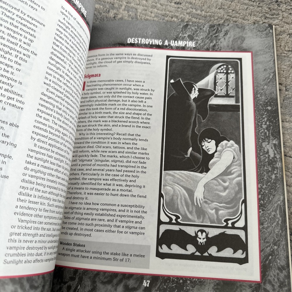 Van Richten's Guide to Vampires Ravenloft D&D 2nd Ed