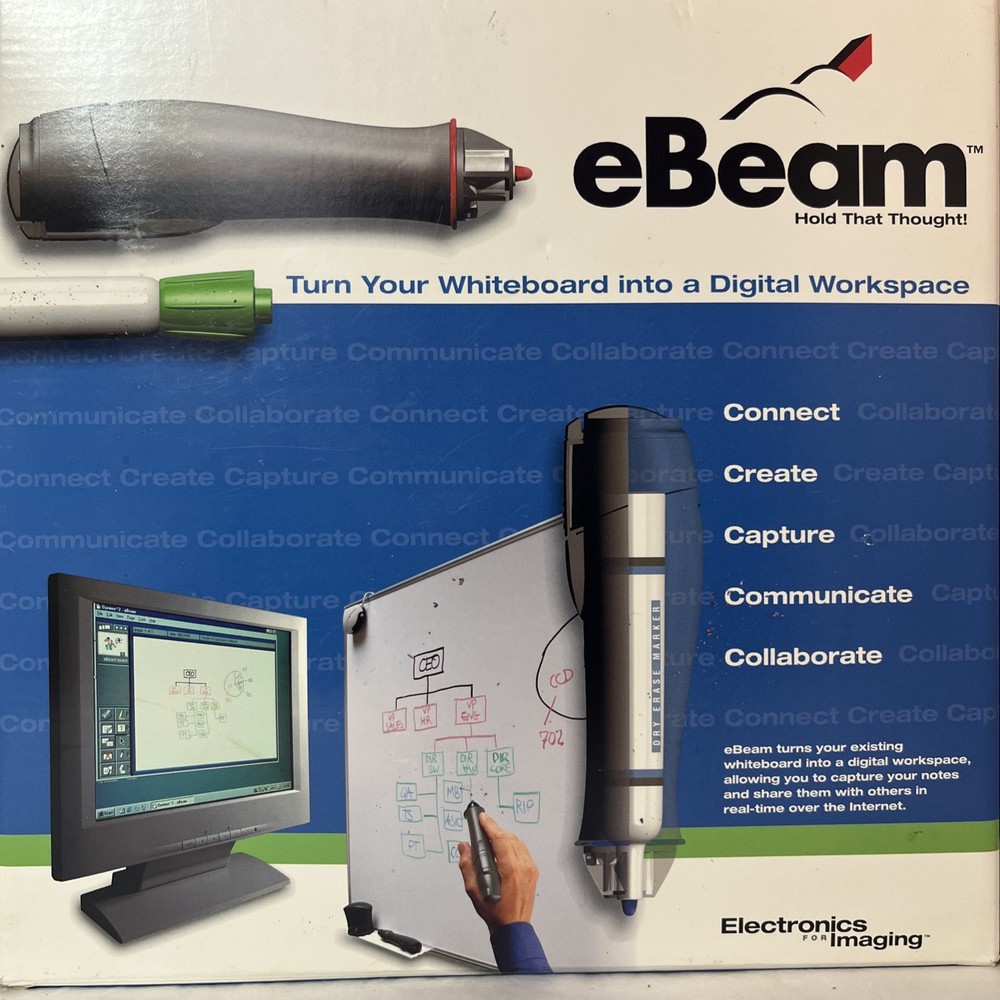 Vintage computer 1999 eBeam Electronics Imaging Whiteboard Digital WorkSpace Kit