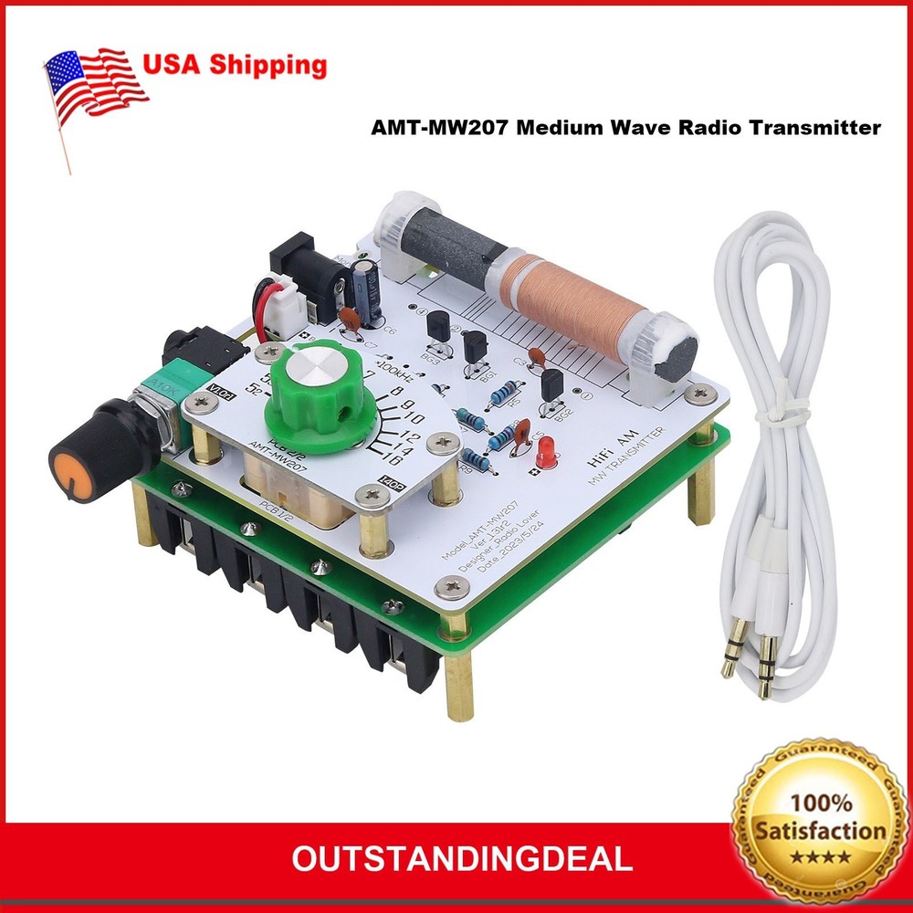 AMT-MW207 MW Radio Transmitter High Fidelity AM Radio DIY Circuit Board USA/
