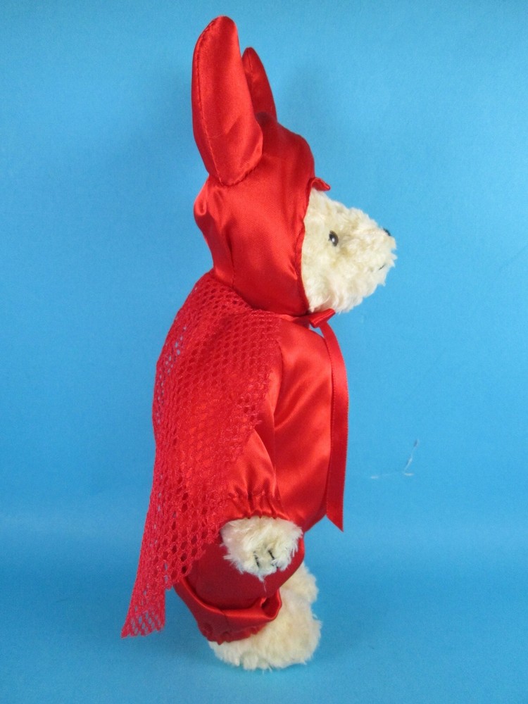 Ty Beanie Babies Baby Devlin Bear 2000 Attic Treasures plush Halloween Devil