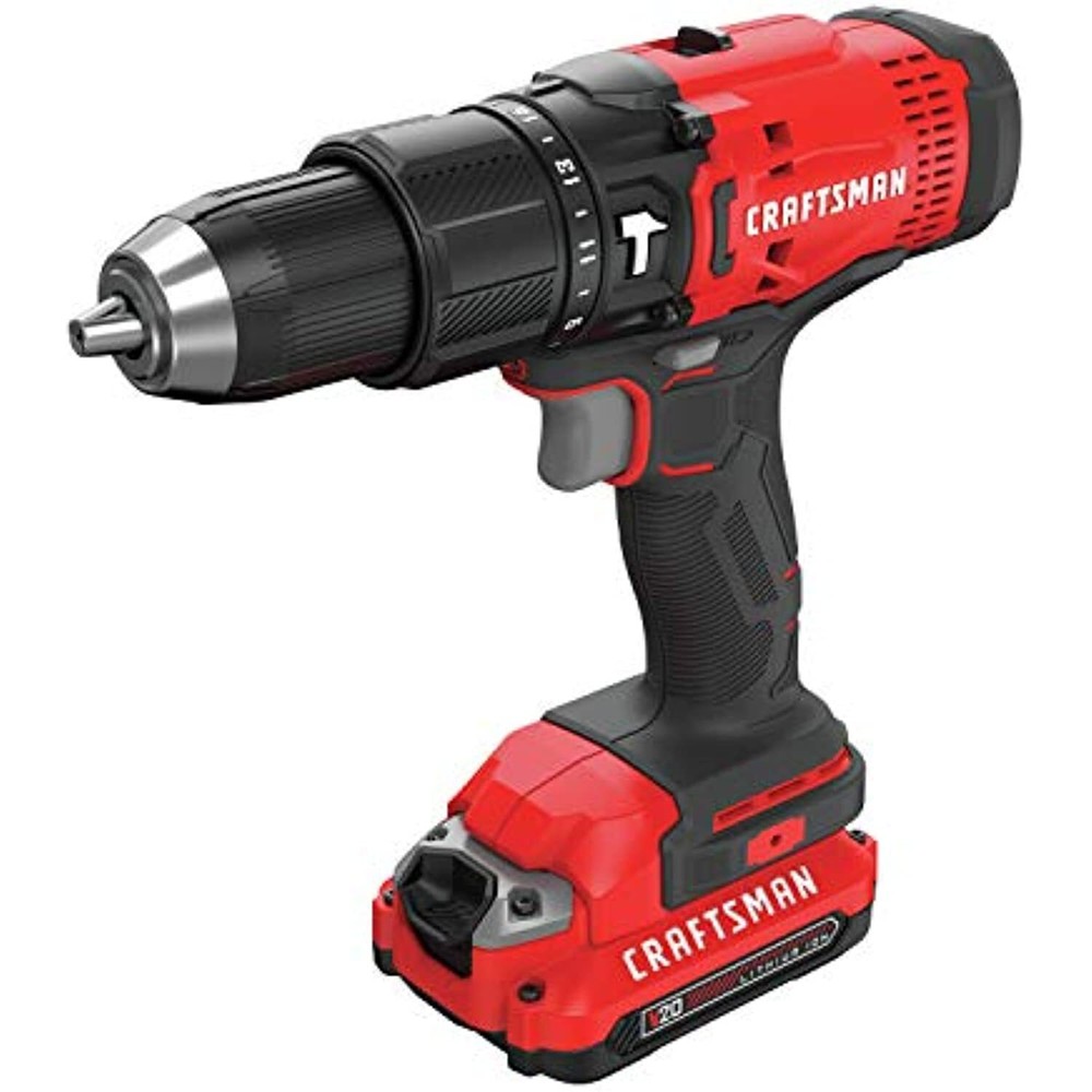 CRAFTSMAN V20* Cordless Hammer Drill Kit (CMCD711C2)