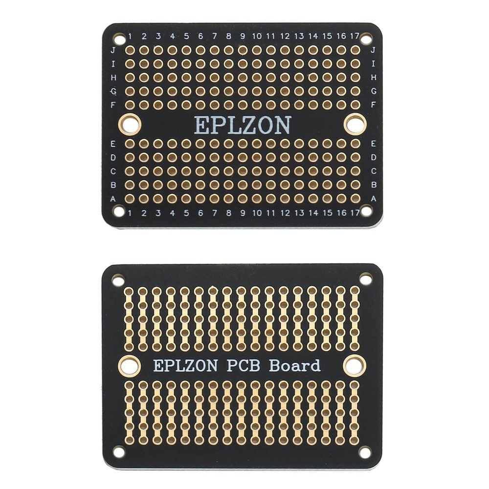 Solderable Breadboard PCB Board Gold-Plated Solder Breadboard for DIY Electro...