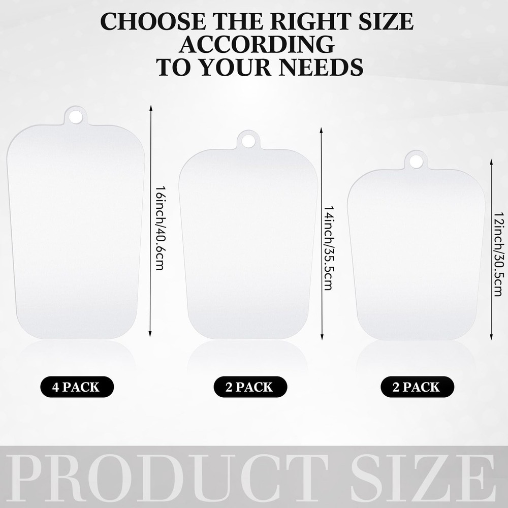 Tall Boot Shaper Form Inserts 4-Pair for Women Men Multisized Shape Holder