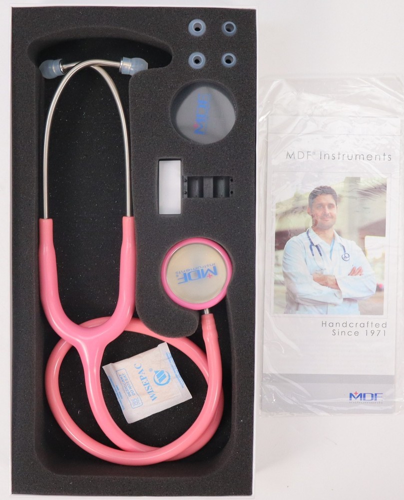 MDF® MD One™ STETHOSCOPE - PINK Open Box Unused