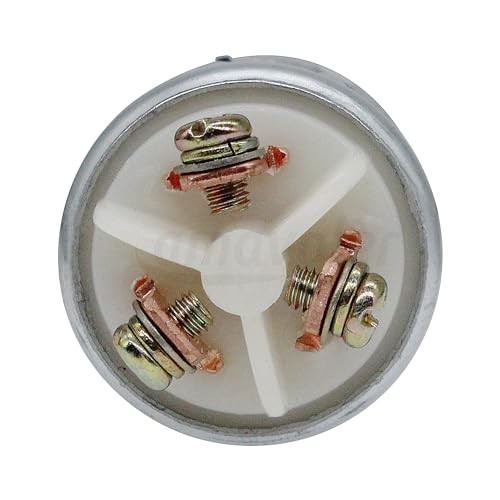 3 Wire Ignition Key Switch 3 Position Replacement Fit for Manco American