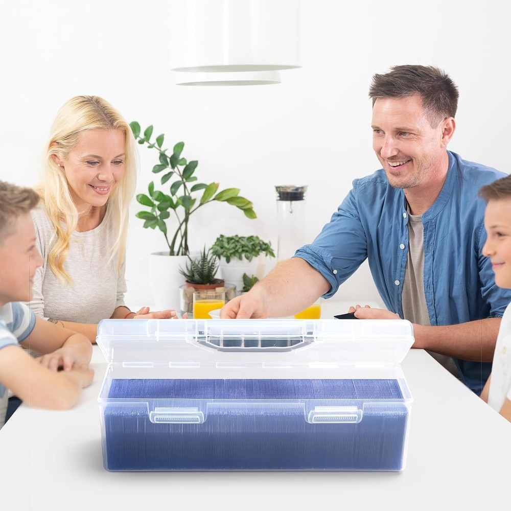 Lockable Trading Card Storage Case with Handle - Water-Resistant and Compact