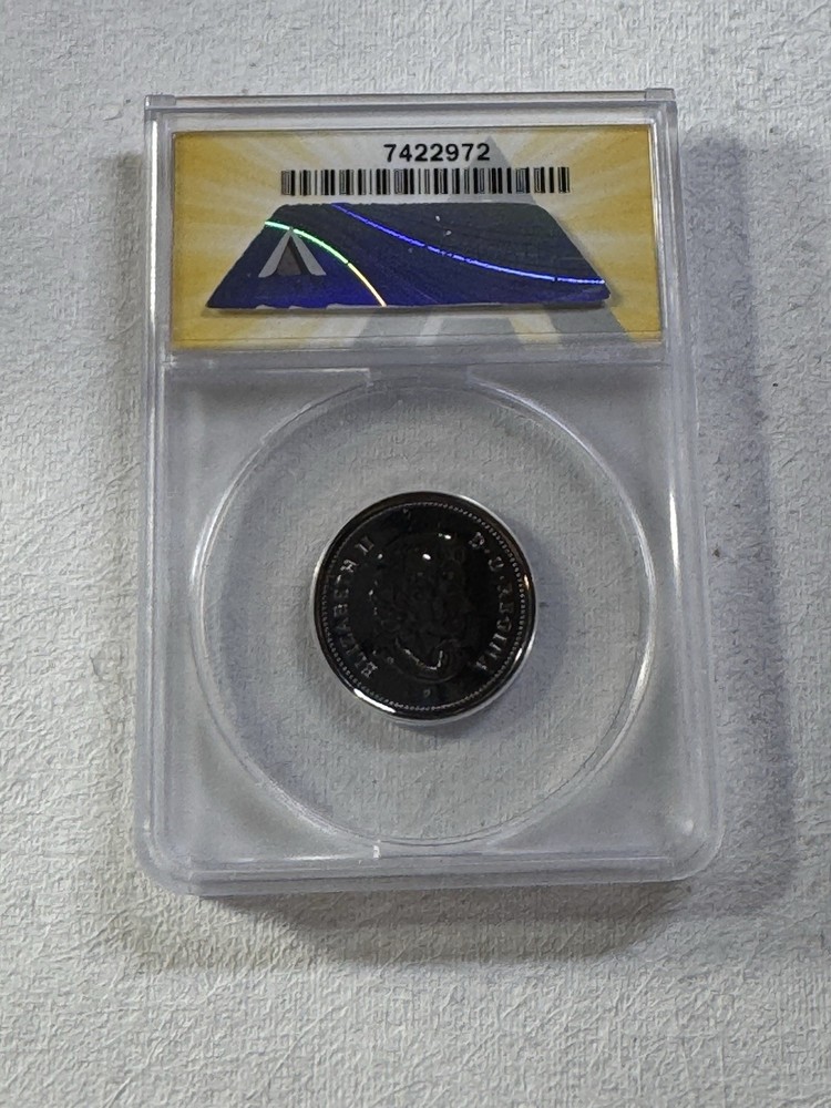 2005-P Canada 25 Cents Graded MS 68 by ANACS