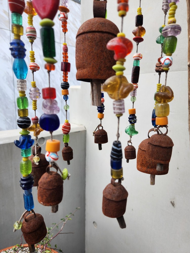 Indian Bead & Bell Wind Chime