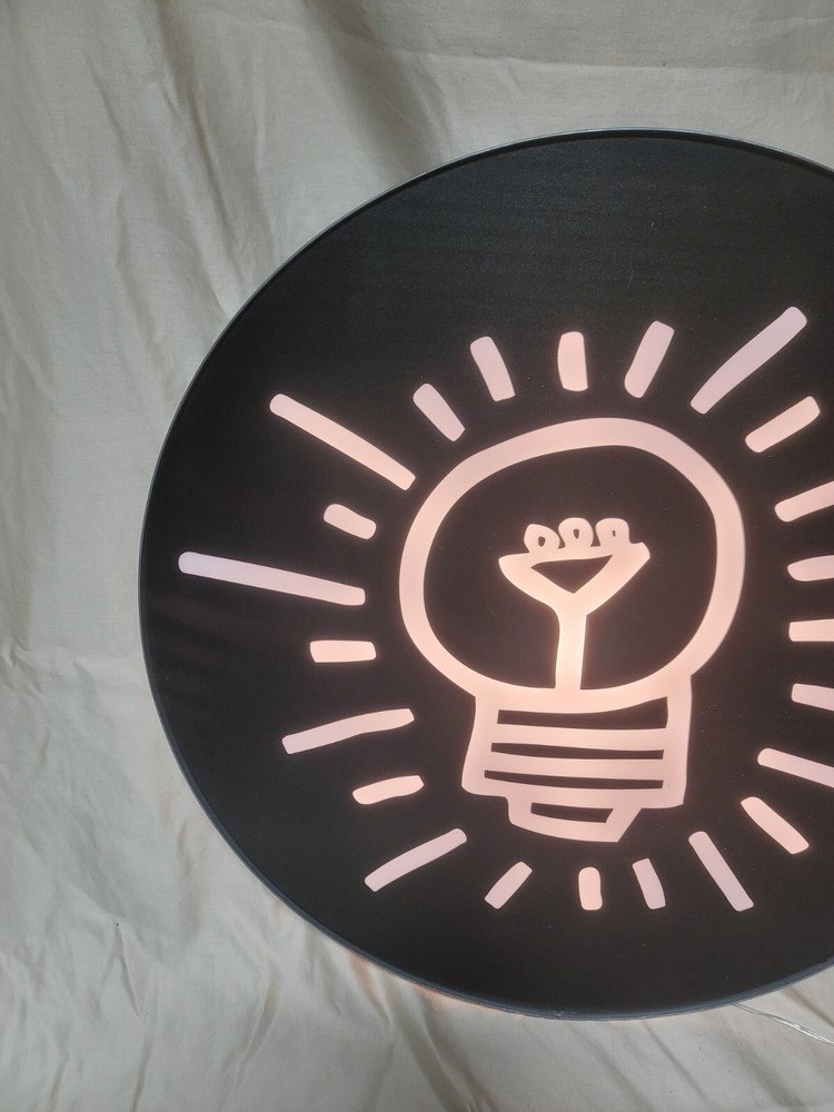 Extremely Rare Keith Harding Lightbulb Lighted Sign!