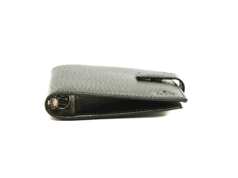Authentic Gucci Black Leather Agenda Notebook
