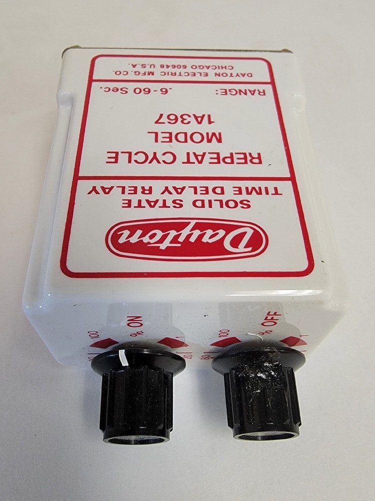DAYTON TIME DELAY RELAY 1A367.