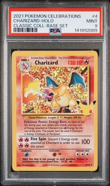 SEQUENTIAL PSA 10 9 9 BLASTOISE 2 CHARIZARD 4 VENUSAUR CELEBRATIONS POKEMON