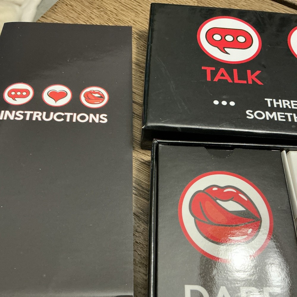 Talk Flirt Dare Card Game