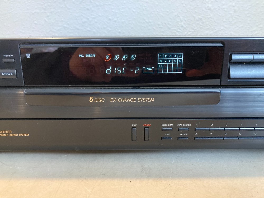 Sony CDP-C445 5 Disc CD Changer Player
