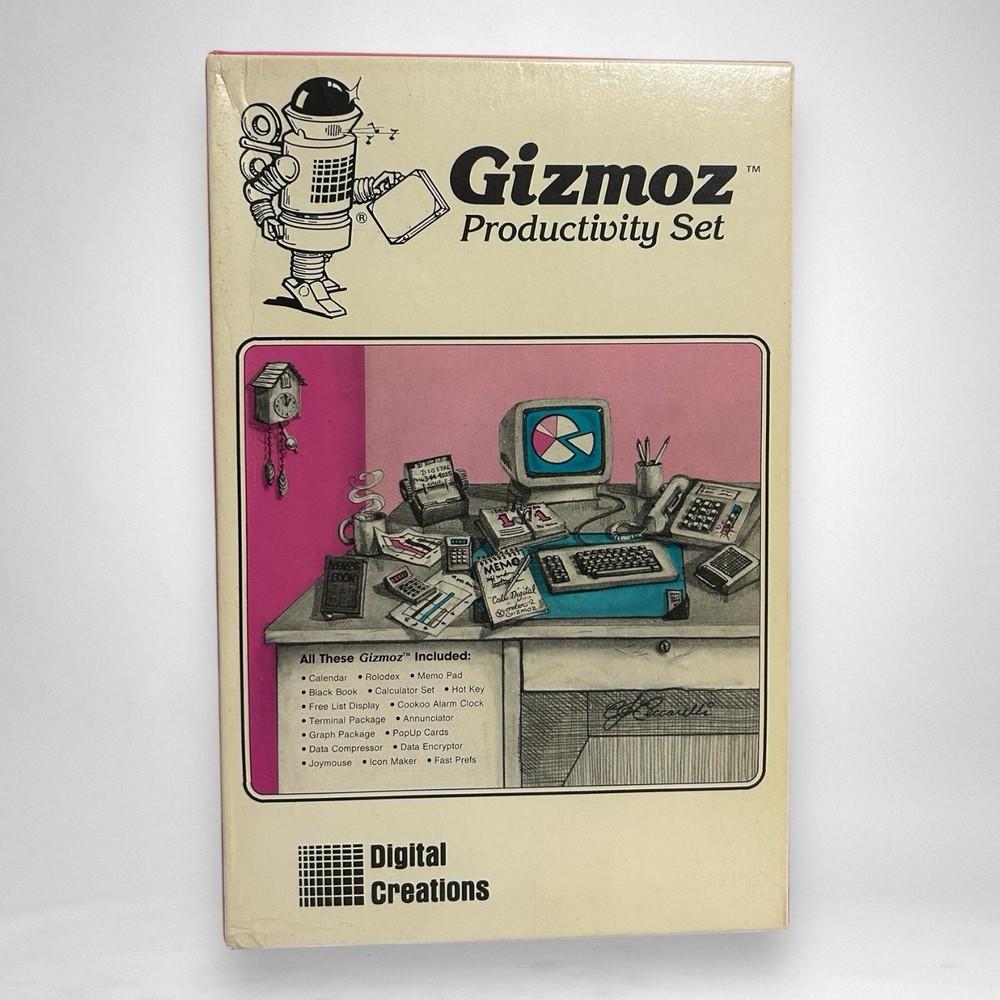 Gizmoz Productivity Set Commodore Amiga Floppy Software