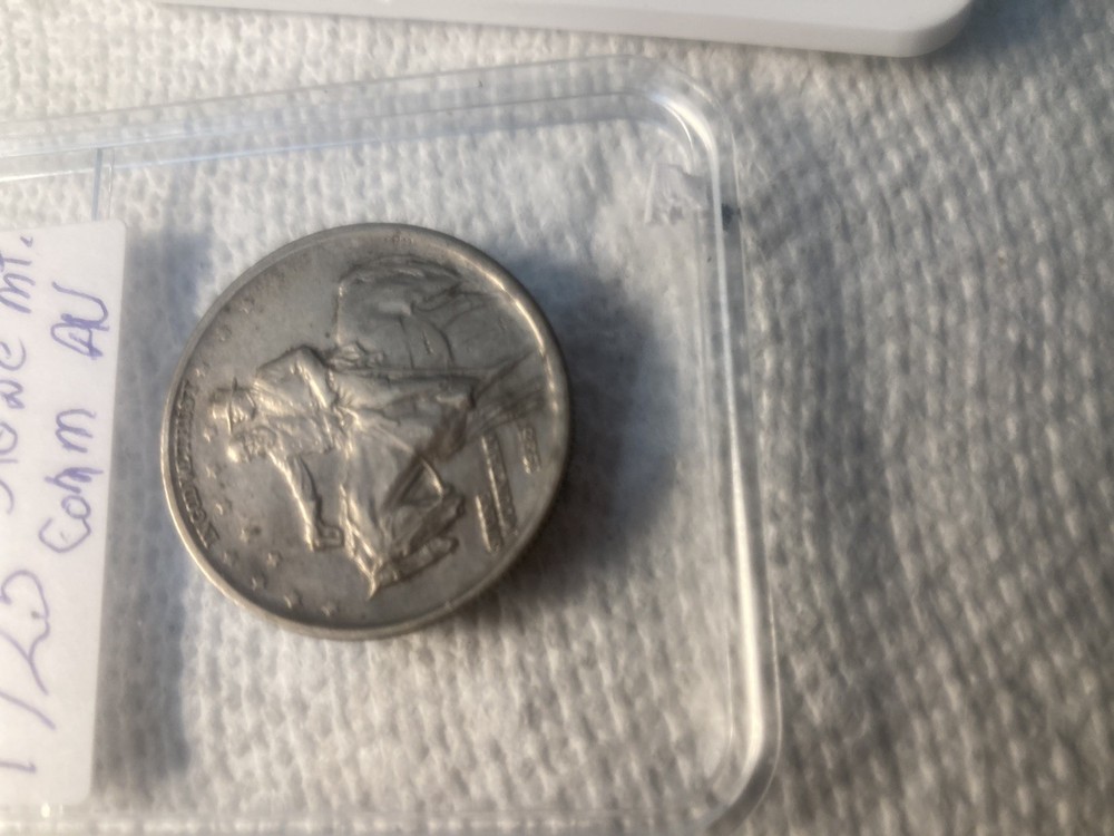 1925 Stone Mt. Half Dollar.  Silver.  Commemorative.    Lot#440