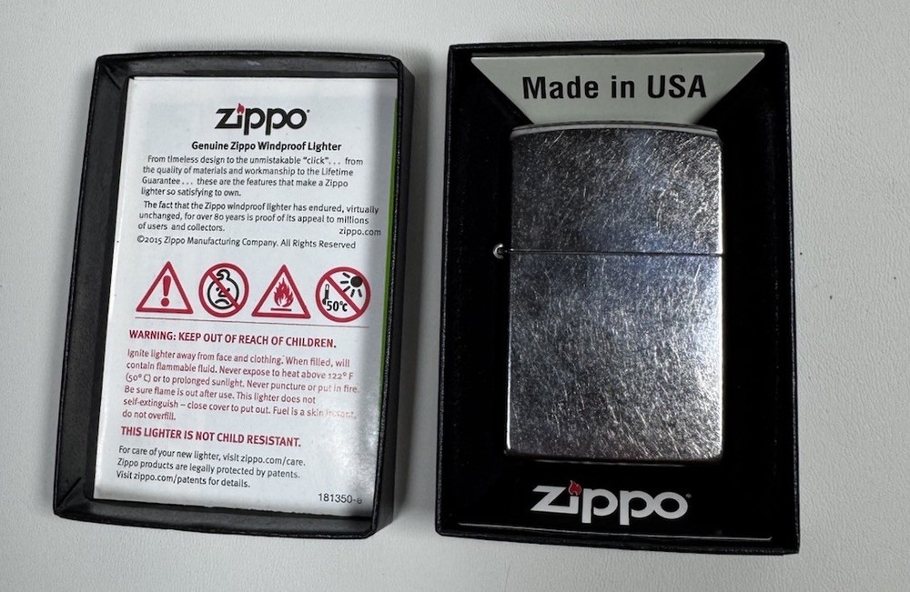 ZIPPO Chrome Lighter – Made in USA