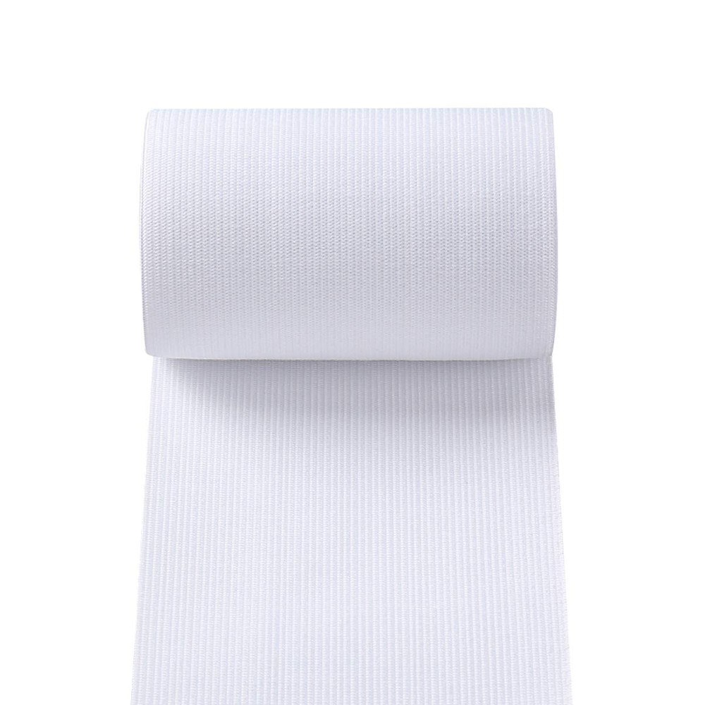 4 Inch White Knit Elastic Band 3 Yard Spool