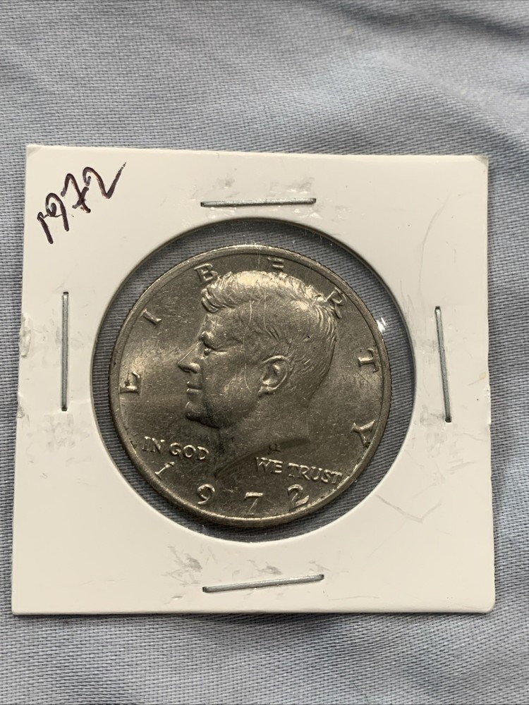 1972 kennedy half dollar no mint mark