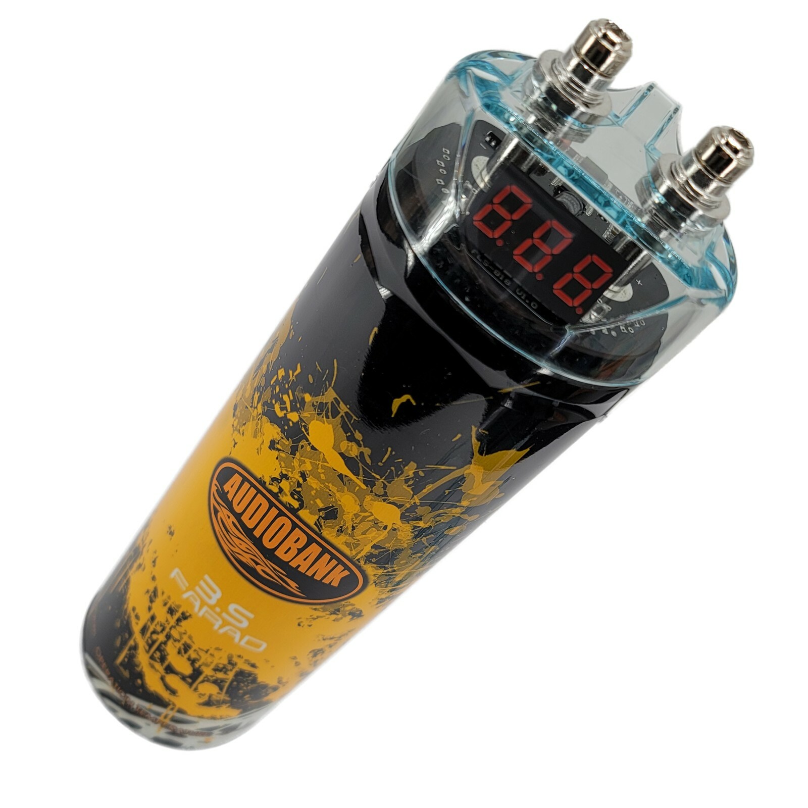 3500 Watts PRO 3.5 Farad Capacitor Car Audio Power 12V Display + 8 Gauge amp KIT