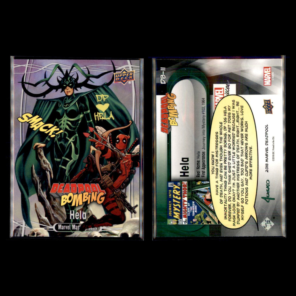 2018 Upper Deck Deadpool Bombing Complete Set 12 Marvel Cards DB1-DB12 Full Set