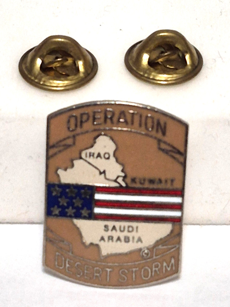 Operation Desert Storm 1991 Hat/ Lapel Pin