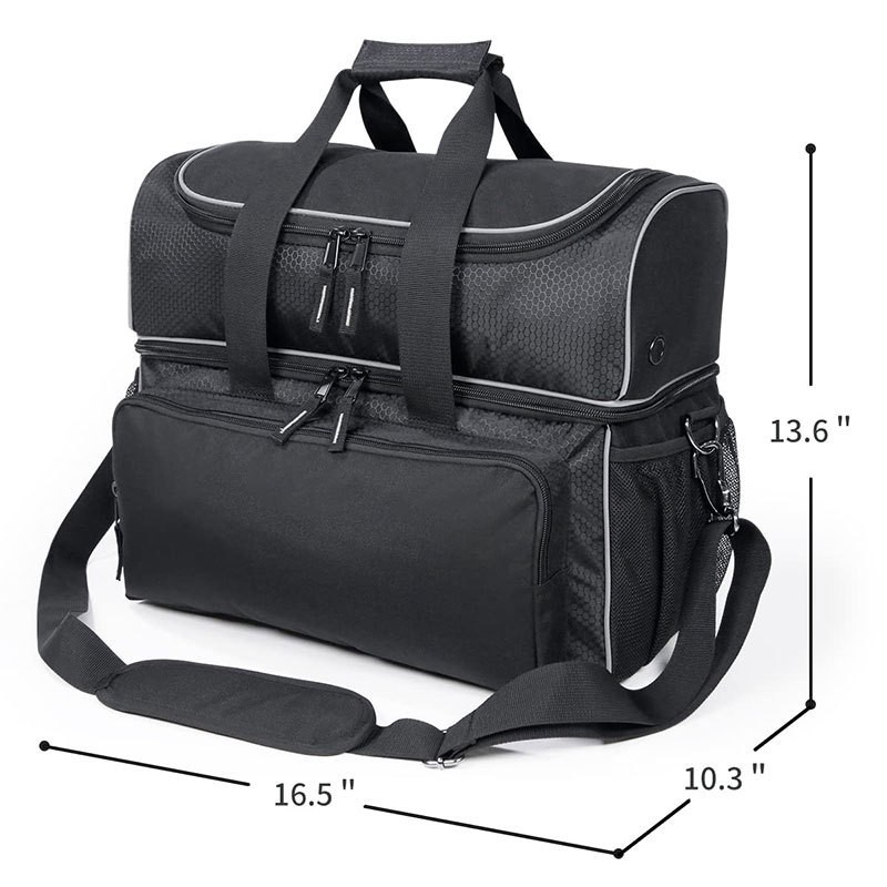 Flytricoz Multi Functional Large Capacity Double-layer Double Ball Bowling Bag