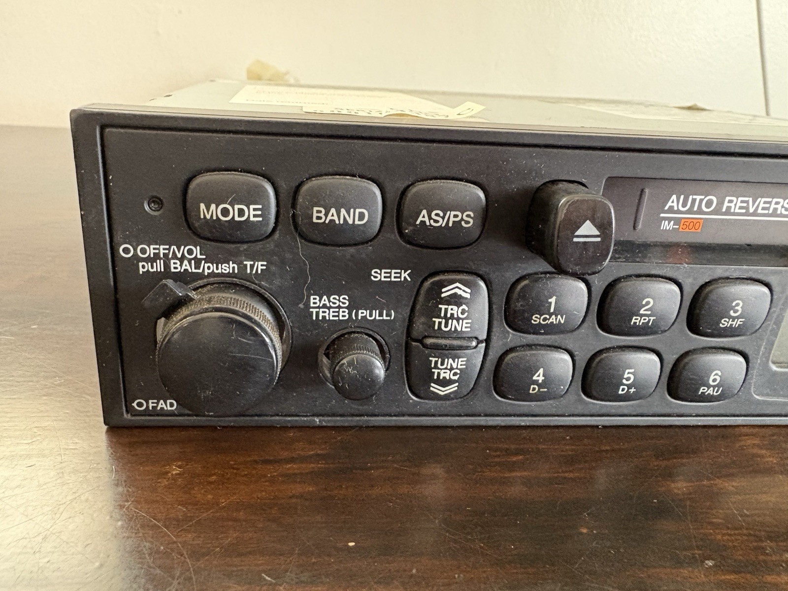 Audiovox SPS IM-500 AM/FM Cassette Car Radio - Free Ship